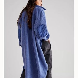 COPY - Free People Long Ruby Jacket in Stone